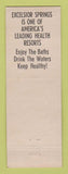Matchbook Cover - Royal Hotel Excelsior Springs MO