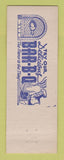 Matchbook Cover - Walker's Cafe Warrensburg MO
