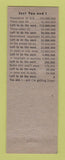Matchbook Cover - Community Advertising Company Brookfield MO