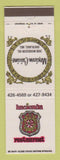 Matchbook Cover - Hacienda Restaurant Mexican Overland MO
