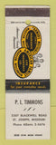 Matchbook Cover - PL Timmons Insurance St Joseph MO