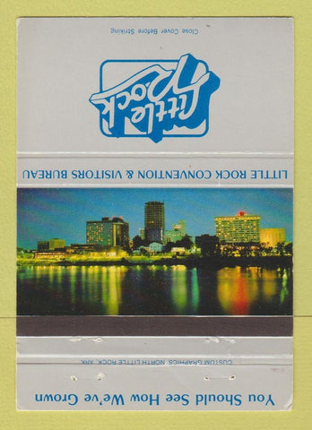 Matchbook Cover - Little Rock AR Convention Bureau WEAR 40 Strike