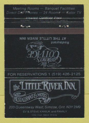 Matchbook Cover - Little River Inn Motel Restaurant Simcoe ON WEAR 40 Strike
