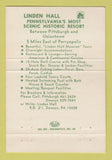 Matchbook Cover - Linden Hall Dawson PA 40 Strike