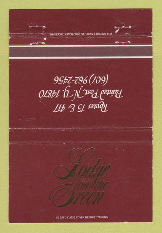 Matchbook Cover - Lodge on the Green Painted Post NY WEAR 40 Strike
