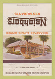 Matchbook Cover - Neighbors Restaurants Miami FL CHAIN WORN 40 Strike