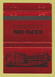 Matchbook Cover - Expo Inn Knoxville TN RED 40 Strike