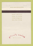 Matchbook Cover - Piccola Cucina Dallas TX 40 Strike