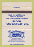 Matchbook Cover - Little French House Virden IL WEAR 40 Strike