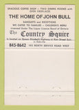 Matchbook Cover - Country Squire Restaurant Oakville ON 40 Strike