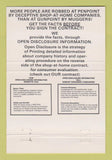Matchbook Cover - We Care Home Products Philadelphia PA 40 Strike