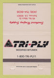 Matchbook Cover - Tri Ply Bitumen Southeast Roofing Salinas CA 40 Strike