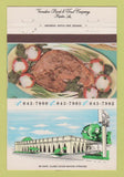 Matchbook Cover - Vermilion Bank & Trust Kaplan LA WORN BACK 40 Strike