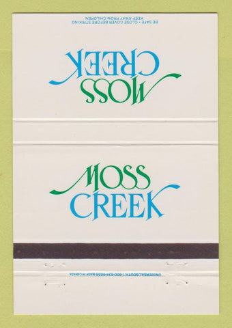 Matchbook Cover - Moss Creek Plantation Hilton Head Island SC 40 Strike