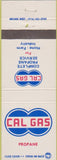 Matchbook Cover - Cal Gas Calgas Propane