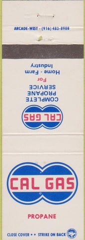 Matchbook Cover - Cal Gas Calgas Propane