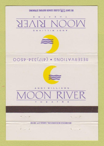 Matchbook Cover - Andy Williams Moon River Theatre Branson MO 40 Strike
