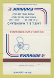 Matchbook Cover - Evinrude Boat Motors Kingland TX 40 Strike