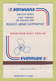 Matchbook Cover - Evinrude Boat Motors Chapman's Davison MI 40 Strike