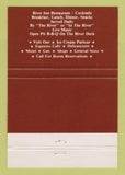 Matchbook Cover - Big Sur Village River Inn CA WRITING 40 Strike