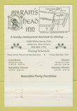 Matchbook Cover - Ram's Head Inn Absecon NJ 40 Strike