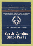 Matchbook Cover - South Carolina State Parks Columbia SC WEAR 40 Strike