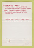 Matchbook Cover - World Wide Video Porn Tijunga CA Las Vegas NV 40 Strike