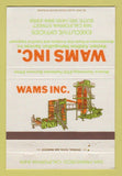 Matchbook Cover - Wams Plastic Film Products San Francisco CA 40 Strike
