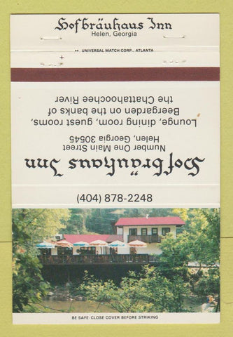 Matchbook Cover - Hof Brauhaus Inn Helen GA 40 Strike