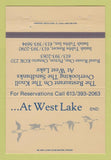 Matchbook Cover - West Lake End Restaurant Picton ON 40 Strike