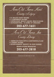 Matchbook Cover - Avon Old Farms Hotel Avon CT #1 40 Strike