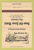Matchbook Cover - Avon Old Farms Hotel Avon CT #2 40 Strike
