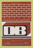 Matchbook Cover - Delaware Brick Wilmington Dover DE 40 Strike