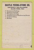 Matchbook Cover - Castle Perma Stone New Castle PA 40 Strike