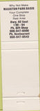 Matchbook Cover - Mauston Park Oasis Phillips 66