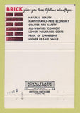Matchbook Cover - Lachance Brothers Brick Gorham ME 40 Strike