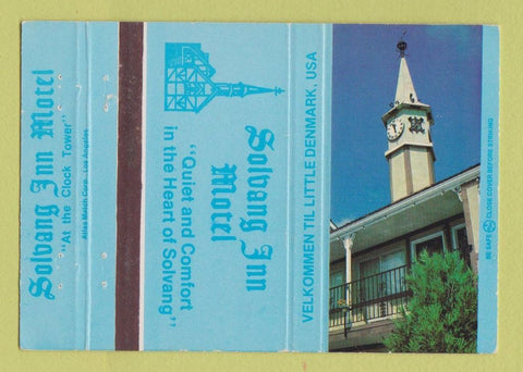 Matchbook Cover - Solvang Inn Motel CA 40 Strike
