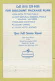 Matchbook Cover - Desert Hot Springs Spa CA 40 Strike