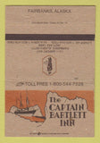 Matchbook Cover - Captain Bartlett Inn Fairbanks AK  40 Strike