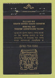 Matchbook Cover - Candlestick Inn Belding MI BLACK 40 Strike