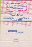 Matchbook Cover - Ford Ideal Dry Cleaners Kansas City Mo 40 Strike