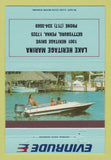Matchbook Cover - Evinrude Boat Motors Gettysburg PA 40 Strike