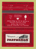 Matchbook Cover - Restaurant Parthenon Shawinigan QC WEAR 40 Strike