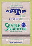 Matchbook Cover - DiLido Beach Resort Hotel Miami Beach FL WORN 40 Strike