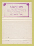 Matchbook Cover - Plantation Inn Hotel Chester UK WEAR 40 Strike