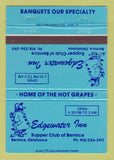 Matchbook Cover - Edgewater Inn Bernice OK 40 Strike