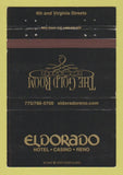 Matchbook Cover - El Dorado Hotel Casino Reno NV 40 Strike