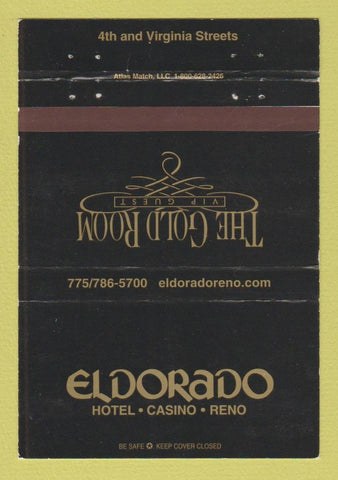 Matchbook Cover - El Dorado Hotel Casino Reno NV 40 Strike