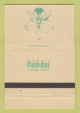 Matchbook Cover - Halekulani Waikiki Hawaii WEAR 40 Strike