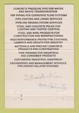 Matchbook Cover - Ameron Monterey Park CA 40 Strike